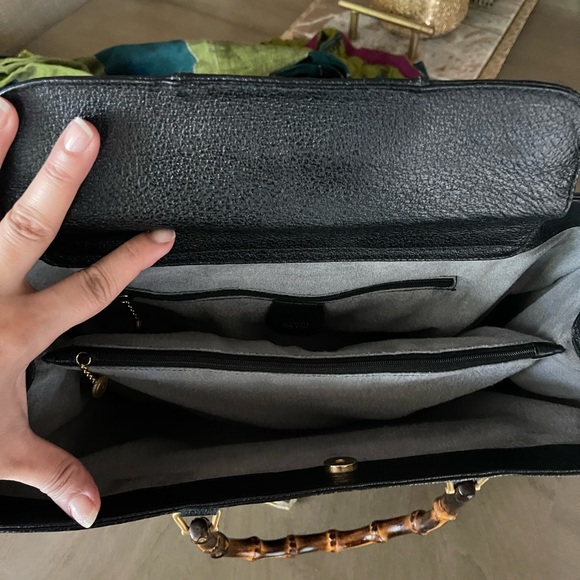 Authentic Gucci bamboo Diana vintage large tote bag 002.1186.0259 (P03) - Picture 10 of 14